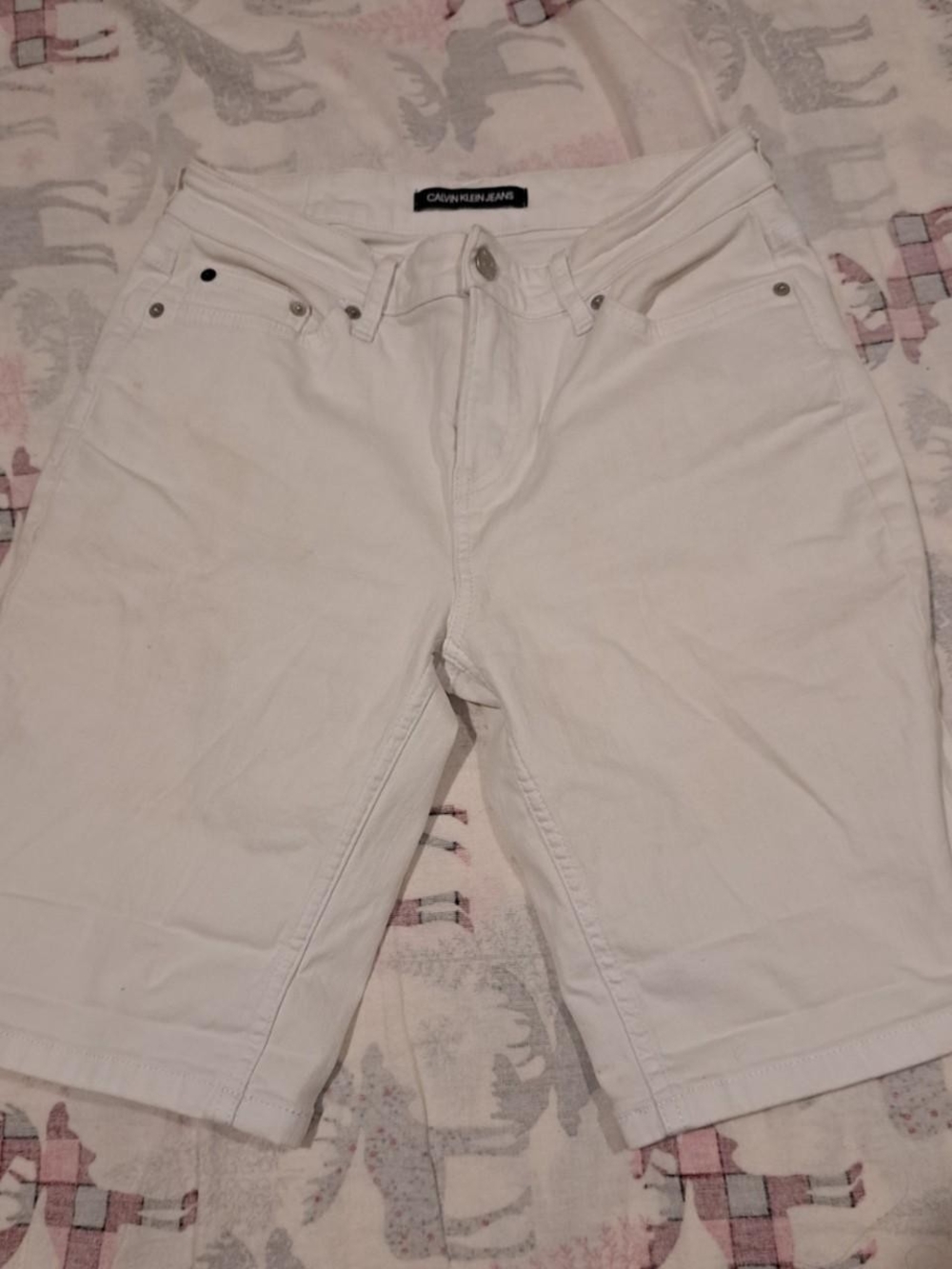 Calvin Klein Jeans White Women's Denim Shorts